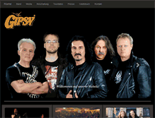 Tablet Screenshot of gipsy-band.de